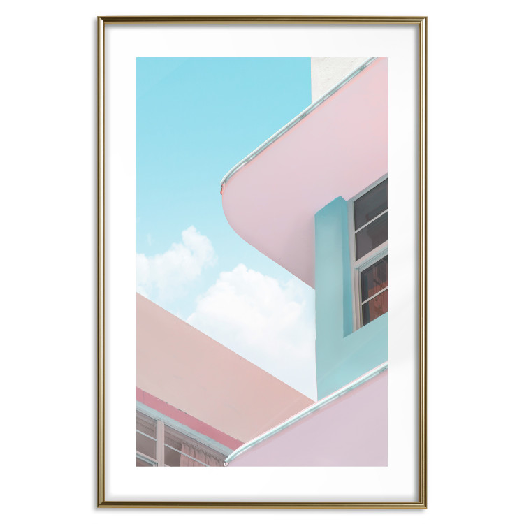 Wall Poster Miami Beach Style Building - Holiday Minimalist Architecture 144346 additionalImage 27