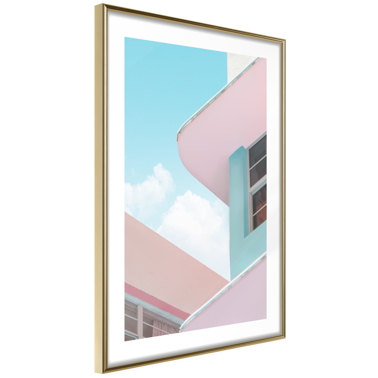 Wall Poster Miami Beach Style Building - Holiday Minimalist Architecture 144346 additionalImage 8