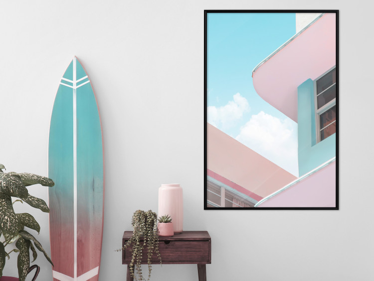 Wall Poster Miami Beach Style Building - Holiday Minimalist Architecture 144346 additionalImage 11