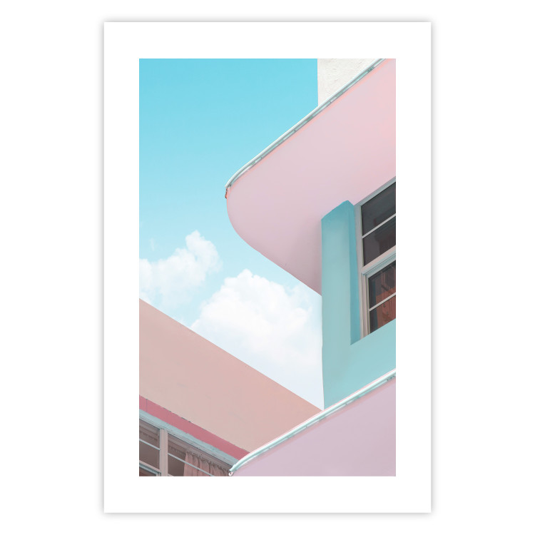 Wall Poster Miami Beach Style Building - Holiday Minimalist Architecture 144346 additionalImage 21