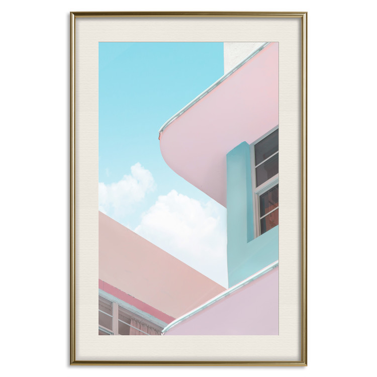 Wall Poster Miami Beach Style Building - Holiday Minimalist Architecture 144346 additionalImage 24