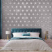 Photo Wallpaper Silver Suns - Oriental Pattern With a Regular Pattern on Concrete 145246 additionalThumb 2