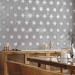 Photo Wallpaper Silver Suns - Oriental Pattern With a Regular Pattern on Concrete 145246 additionalThumb 7