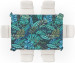 Tablecloth Monstera in blue glow - plant motif with exotic leaves 147246 additionalThumb 3