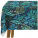 Tablecloth Monstera in blue glow - plant motif with exotic leaves 147246
