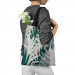 Shopping Bag Philodendron xanadu - a white and turquoise pattern with exotic leaves 147546 additionalThumb 3