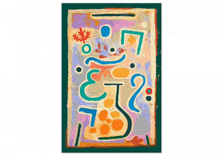 Paint by Number Kit Paul Klee, the Vase - Abstraction With Colorful Shapes 148446 additionalImage 5