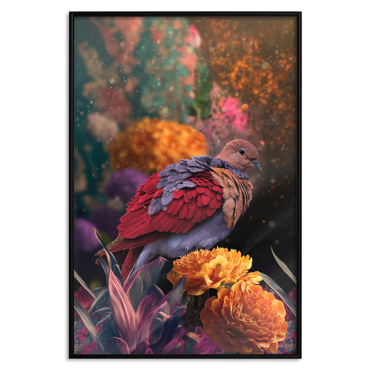 Poster Magic Vegetation - Enchanted Garden With a Magnificent Bird 148846 additionalImage 21