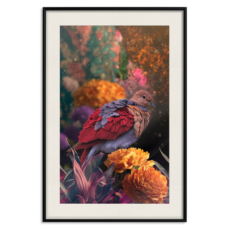 Poster Magic Vegetation - Enchanted Garden With a Magnificent Bird 148846 additionalImage 26