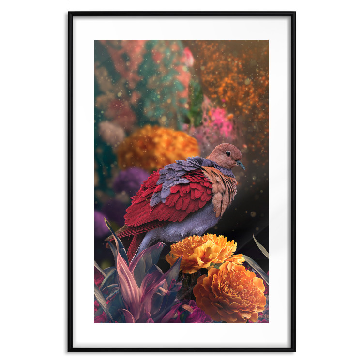 Poster Magic Vegetation - Enchanted Garden With a Magnificent Bird 148846 additionalImage 24