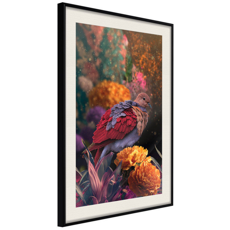 Poster Magic Vegetation - Enchanted Garden With a Magnificent Bird 148846 additionalImage 7