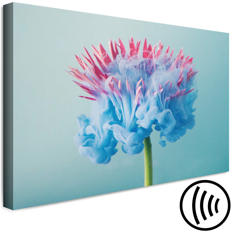 Canvas Abstract Flower - Pink and Blue Floristic Motif 149846 additionalImage 6