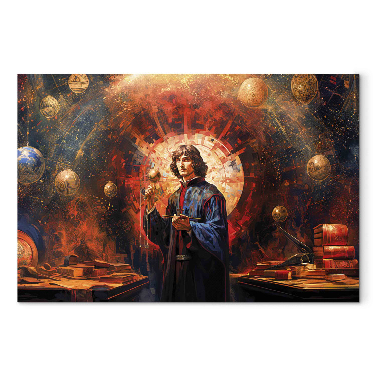Large canvas print The Great Discovery of a Great Man - Copernicus in Modern View [Large Format] 151546