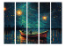 Room Separator Starry Night - Impressionistic Landscape With a View of the Sea and Sky II [Room Dividers] 151746 additionalThumb 3
