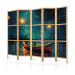 Room Separator Starry Night - Impressionistic Landscape With a View of the Sea and Sky II [Room Dividers] 151746 additionalThumb 5