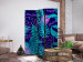 Room Separator Tropical Leaves - Neon Tropical Jungle [Room Dividers] 152046 additionalThumb 2