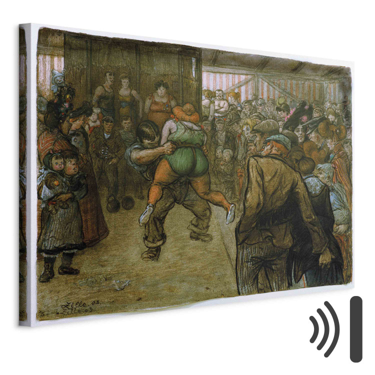 Reproduction Painting Ringkampf in der Schaubude 154046 additionalImage 8