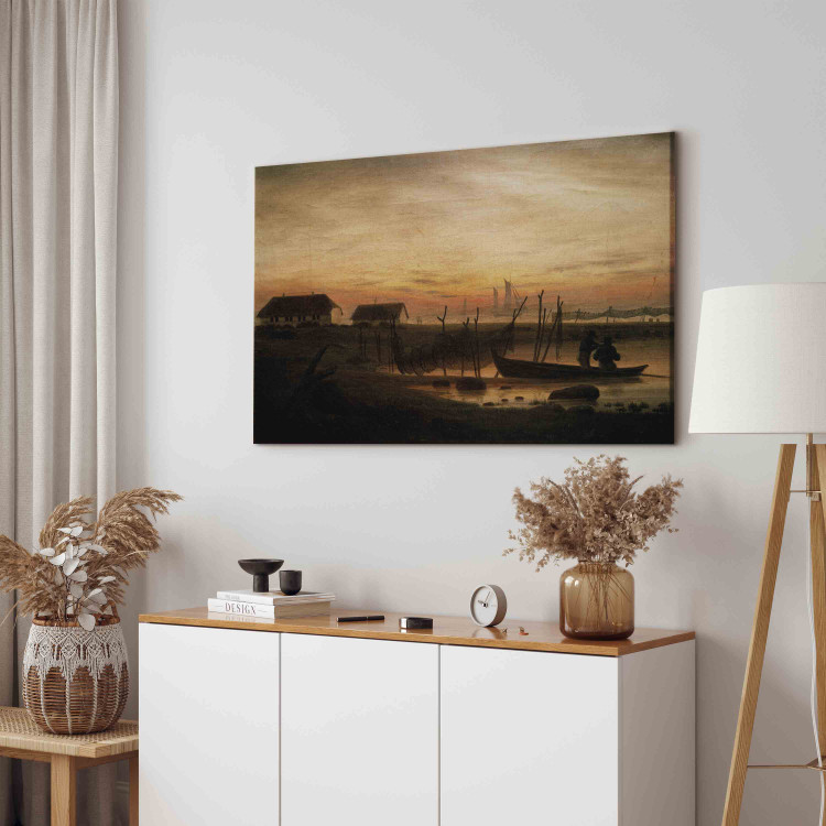 Reproduction Painting Coastal landscape in the evening light 154346 additionalImage 10