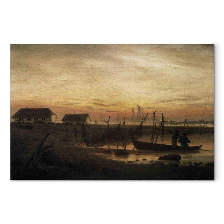 Reproduction Painting Coastal landscape in the evening light 154346