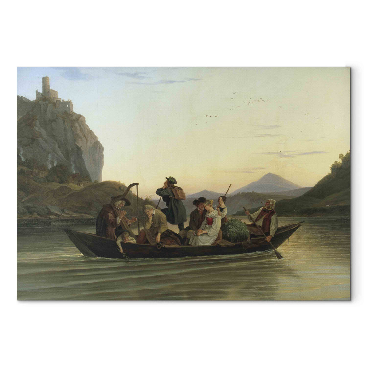 Reproduction Painting Crossing the Elbe at Schreckenstein near Aussig 155746