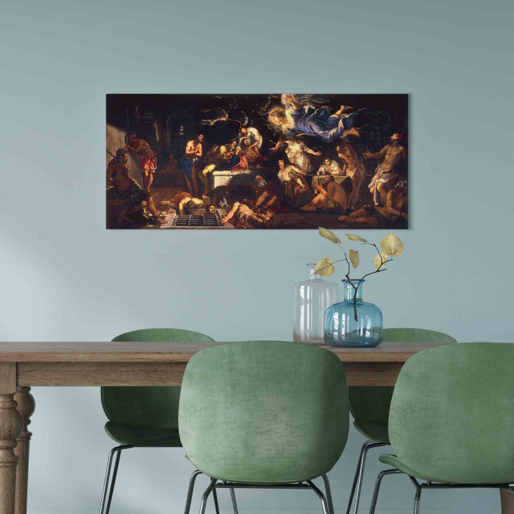 Art Reproduction St.Roche in the Dungeon, comforted by an Angel 156046 additionalImage 5
