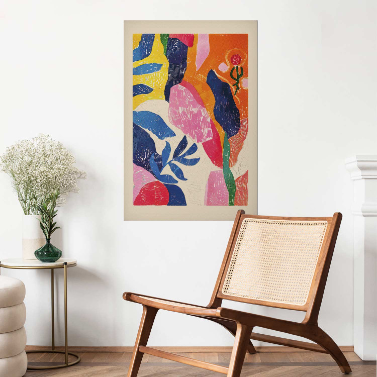 Wall Poster Colorful Abstraction - A Composition Inspired by the Style of Matisse 159946 additionalImage 8