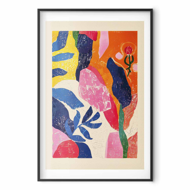 Wall Poster Colorful Abstraction - A Composition Inspired by the Style of Matisse 159946 additionalImage 17