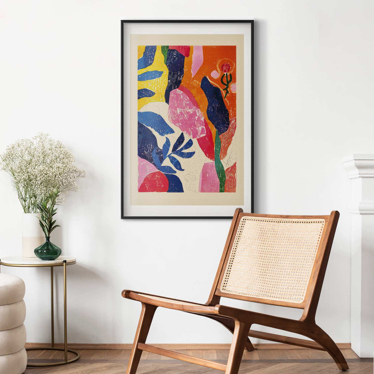 Wall Poster Colorful Abstraction - A Composition Inspired by the Style of Matisse 159946 additionalImage 23