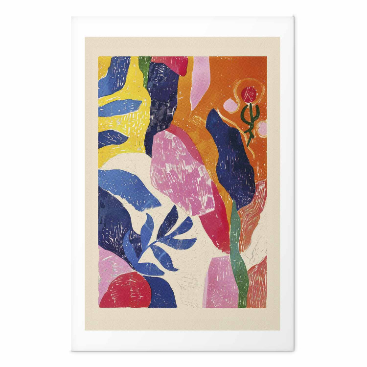 Wall Poster Colorful Abstraction - A Composition Inspired by the Style of Matisse 159946 additionalImage 16