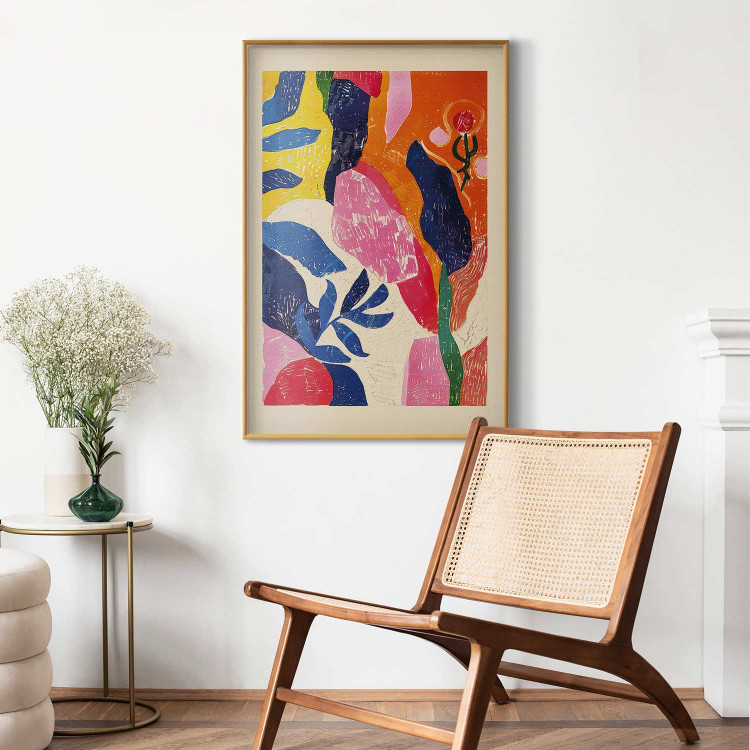 Wall Poster Colorful Abstraction - A Composition Inspired by the Style of Matisse 159946 additionalImage 9