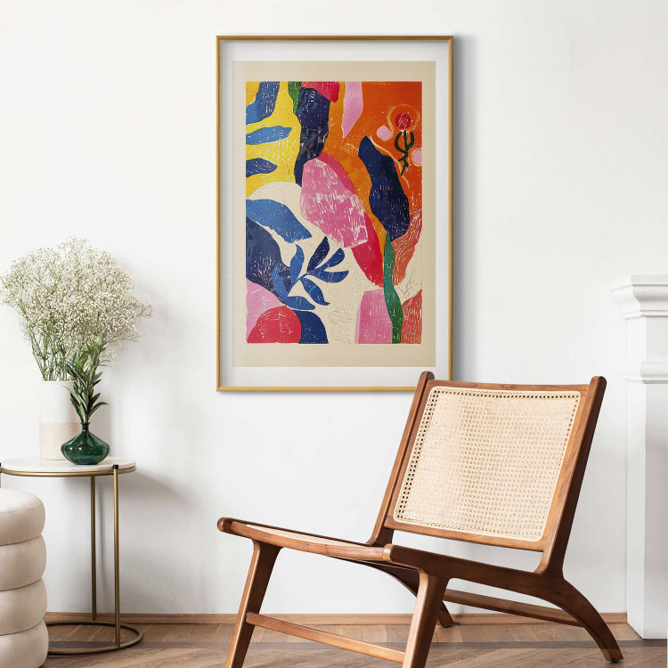 Wall Poster Colorful Abstraction - A Composition Inspired by the Style of Matisse 159946 additionalImage 24