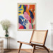 Wall Poster Colorful Abstraction - A Composition Inspired by the Style of Matisse 159946 additionalThumb 8