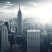 Photo Wallpaper Manhattan at Dawn - Architecture of New York with the Empire State Building 61646