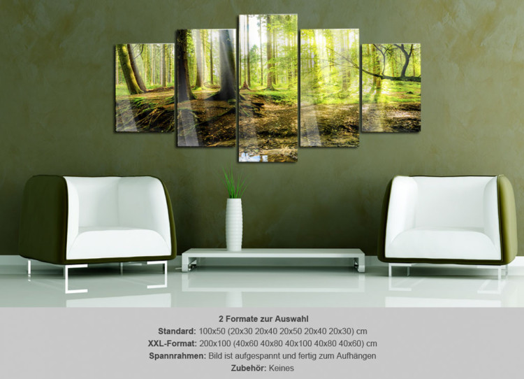 Acrylic print Poetry of a Forest [Glass] 93946 additionalImage 7