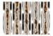 Folding Screen Artistic Expression II - metal texture with abstract pattern 95446 additionalThumb 3