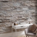 Photo Wallpaper Enchantment - beige background with irregular texture of stone blocks 97946 additionalThumb 4