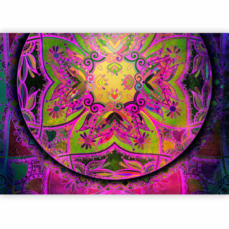 Photo Wallpaper Mandala: Pink Expression 98046 additionalImage 1