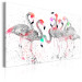 Canvas Print Flamingoes Dance 98146 additionalThumb 2