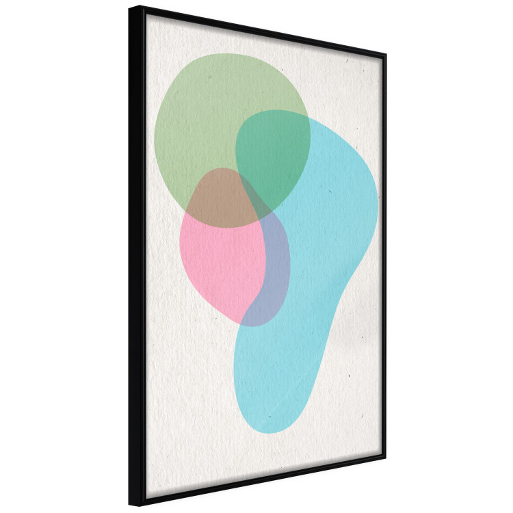 Wall Poster Colorful Blots - abstraction with colorful irregular shapes on beige 116956 additionalImage 10