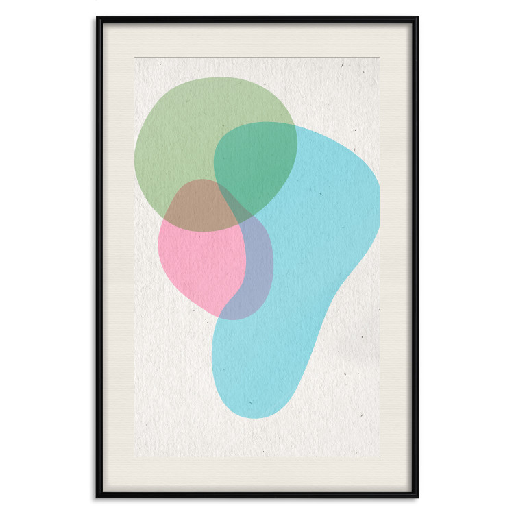 Wall Poster Colorful Blots - abstraction with colorful irregular shapes on beige 116956 additionalImage 18