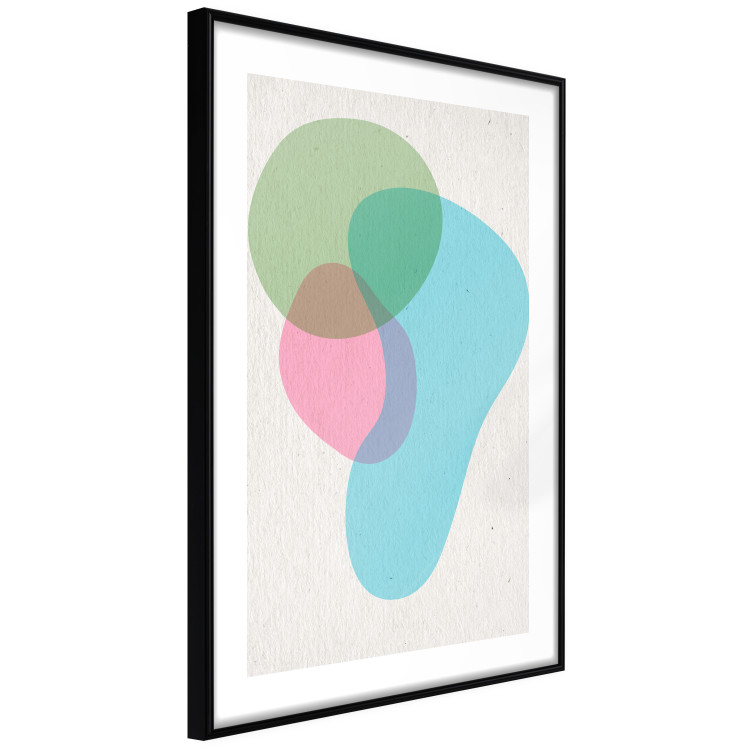 Wall Poster Colorful Blots - abstraction with colorful irregular shapes on beige 116956 additionalImage 11