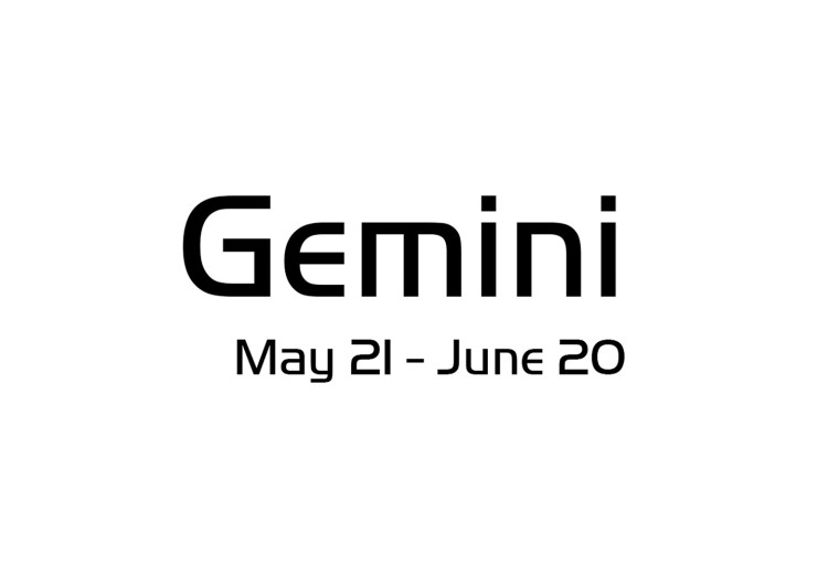 Poster Gemini - black and white composition with zodiac sign and texts 117056 additionalImage 8