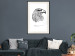 Poster Eagle of Freedom - black and white composition with a predatory bird in patterns 117556 additionalThumb 21