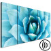Canvas Abstract agave - succulent in shades of blue 117856 additionalThumb 6