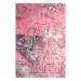 Wall Poster Marble Shape - delicate feminine lineart on a pink background 118256