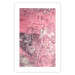 Wall Poster Marble Shape - delicate feminine lineart on a pink background 118256 additionalThumb 25