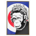 Poster Monkey Queen - unique mural in Banksy style with an animal wearing a crown 118756 additionalThumb 19