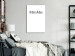 Canvas She and He - minimalist English inscriptions on a white background 120456 additionalThumb 3
