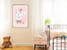Wall Poster Bunny's Friend - rabbit character holding a duckling on a pink background 122756 additionalThumb 15