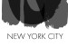 Wall Poster New York City - black text displaying the abbreviation for the city name New York 122956 additionalThumb 10